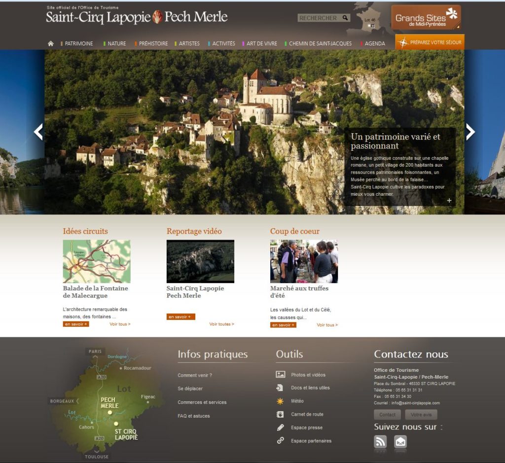Office de Tourisme de St CirqLapopie et Pech Merle Point Comm